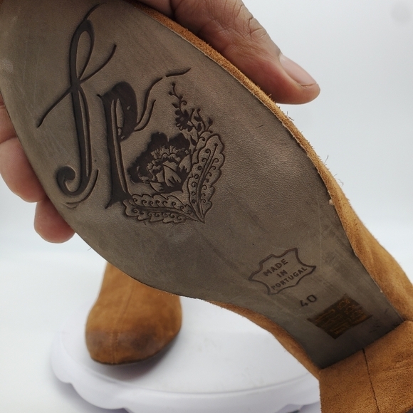 Free People Shoes Women's 9.5 Cecile Ankle Boot Tan - Picture 4 of 8